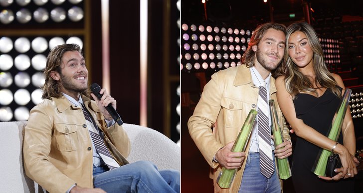 Benjamin Ingrosso röstades fram som årets tv-personlighet för andra året i rad.